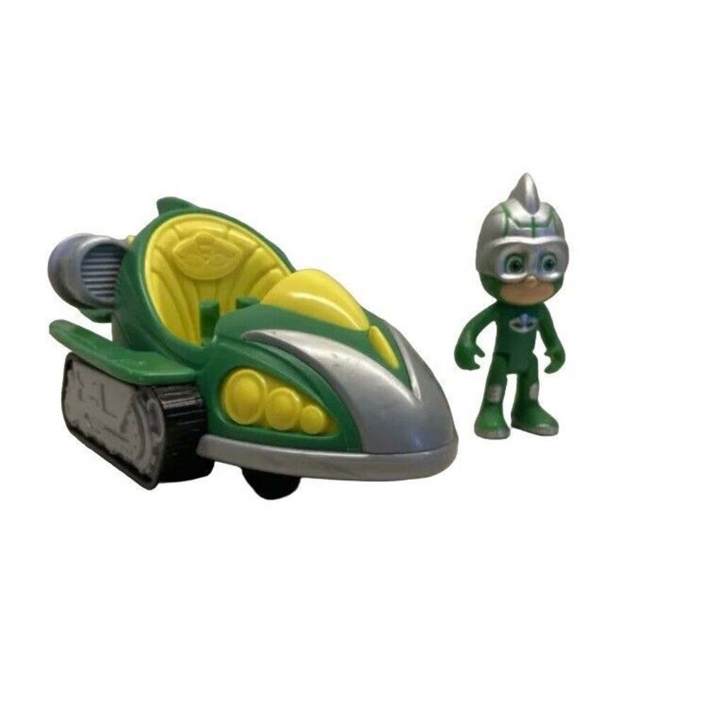 PJ Masks Turbo Blast Racer Vehicle Green Gekko-Car with Gekko Figure Just Play